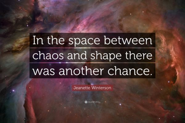 The space between